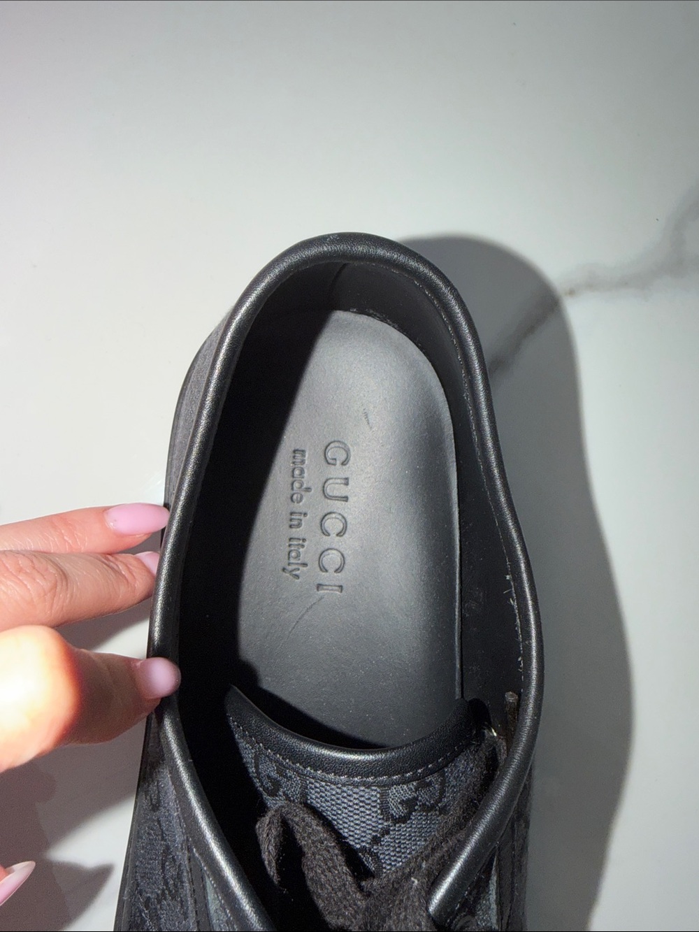 🚨SEND OFFERS🚨Gucci Dark Charcoal Sneakers - Picture 6 of 6